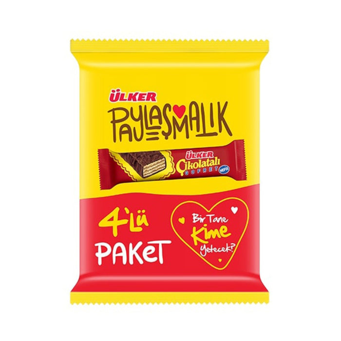 Ulker Chocolate Wafer 4pk