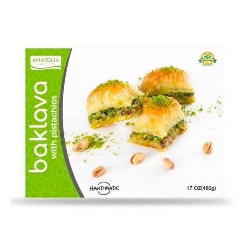 Anatolia Baklava w/Pist. 1lb - ACACIA FOOD MART