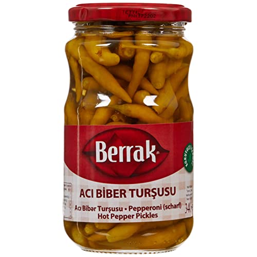 Berrak Hot Pepper Pickles 370ml - ACACIA FOOD MART