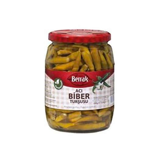 BERRAK HOT PEPPER PICKLES 720G - ACACIA FOOD MART