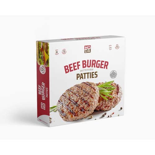 Moda Beef Burger Patties 1lb - ACACIA FOOD MART