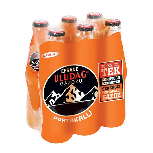 Uludag Orange Sugar Free 6x250ml - ACACIA FOOD MART