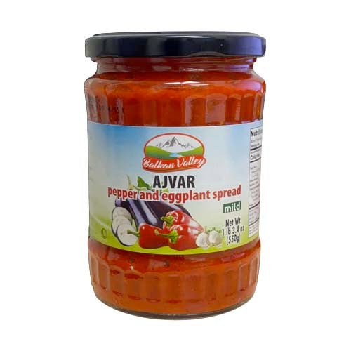 Balkan Valley Ajvar Mild 550gr - ACACIA FOOD MART