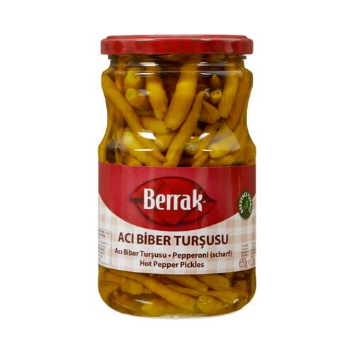 Berrak Hot Pepper Pickles 720ml - ACACIA FOOD MART