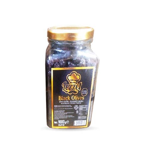 Lezzet Black Olives 1kg - ACACIA FOOD MART