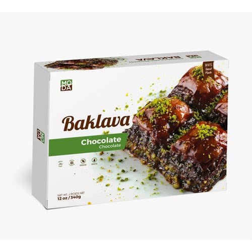 Moda Baklava w/Chocolate 12oz - ACACIA FOOD MART