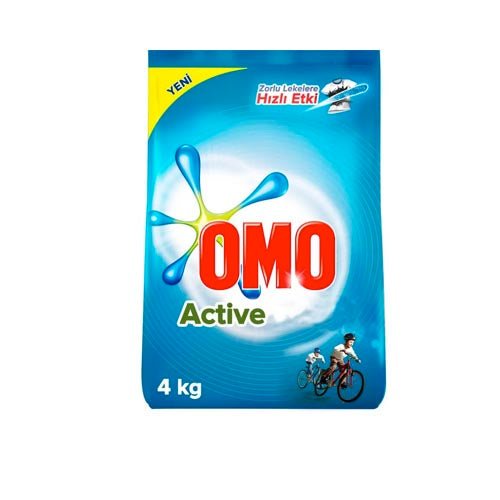 OMO Matic Powder Active 4kg - ACACIA FOOD MART