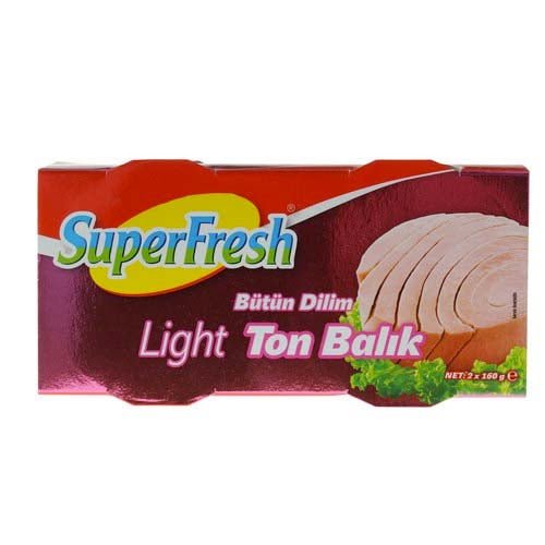 S.Fresh Light Tuna 2x160g - ACACIA FOOD MART