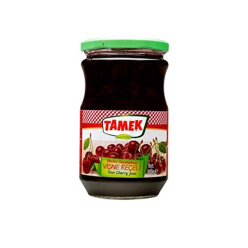 TAMEK SOUR CHERRY JAM 800GR GLASS - ACACIA FOOD MART